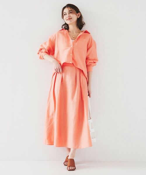 UNTITLED / アンタイトル シャツ・ブラウス | 【セットアップ可能/手洗い可】リネン混 ベーシックシャツ | 詳細23