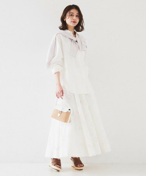 UNTITLED / アンタイトル シャツ・ブラウス | 【セットアップ可能/手洗い可】リネン混 ベーシックシャツ | 詳細3