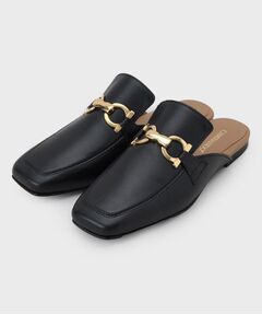 UNTITLED / アンタイトル サンダル | 【CAMINAND】スクエアトゥ ローファー型ミュール