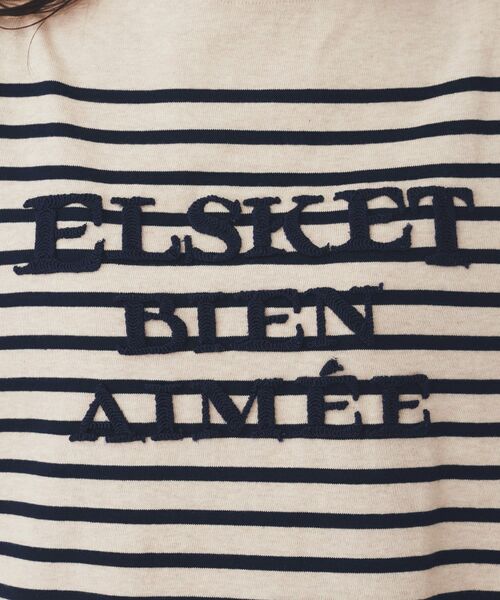 UNTITLED / アンタイトル カットソー | 【BLANC basque】バスクボーダー×刺繍プルオーバー | 詳細10