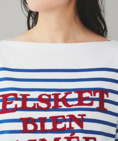 UNTITLED / アンタイトル カットソー | 【BLANC basque】バスクボーダー×刺繍プルオーバー | 詳細15