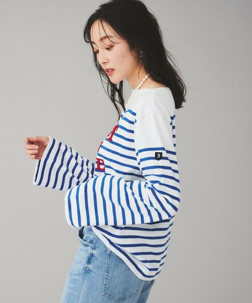 UNTITLED / アンタイトル カットソー | 【BLANC basque】バスクボーダー×刺繍プルオーバー | 詳細3