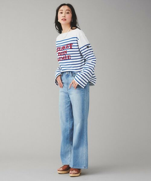 UNTITLED / アンタイトル カットソー | 【BLANC basque】バスクボーダー×刺繍プルオーバー | 詳細4