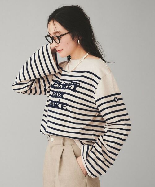 UNTITLED / アンタイトル カットソー | 【BLANC basque】バスクボーダー×刺繍プルオーバー | 詳細8