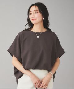 UNTITLED / アンタイトル カットソー | 【Munich】ダブルフェイスブークレータックショルダートップス