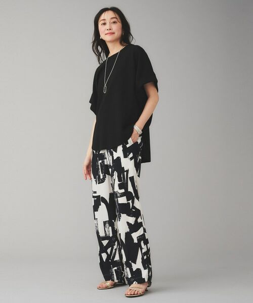 UNTITLED / アンタイトル カットソー | 【Munich】ダブルフェイスブークレータックショルダートップス | 詳細12