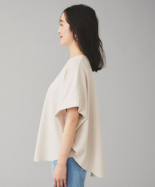 UNTITLED / アンタイトル カットソー | 【Munich】ダブルフェイスブークレータックショルダートップス | 詳細15