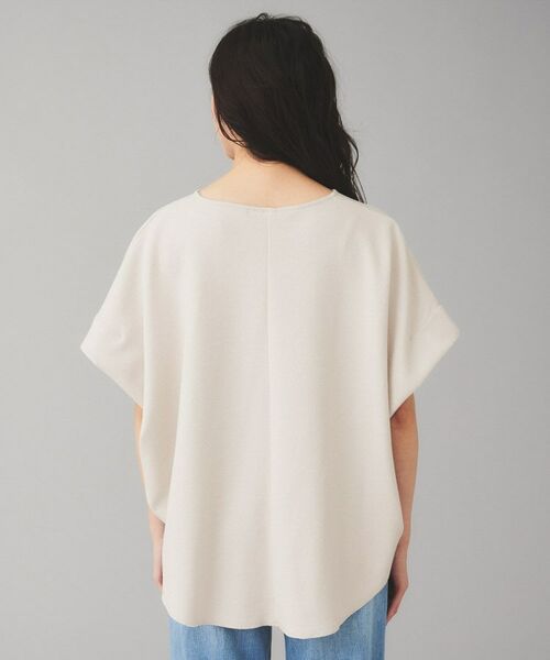 UNTITLED / アンタイトル カットソー | 【Munich】ダブルフェイスブークレータックショルダートップス | 詳細16