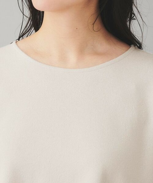 UNTITLED / アンタイトル カットソー | 【Munich】ダブルフェイスブークレータックショルダートップス | 詳細17