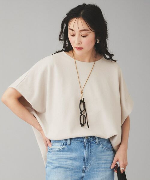 UNTITLED / アンタイトル カットソー | 【Munich】ダブルフェイスブークレータックショルダートップス | 詳細2