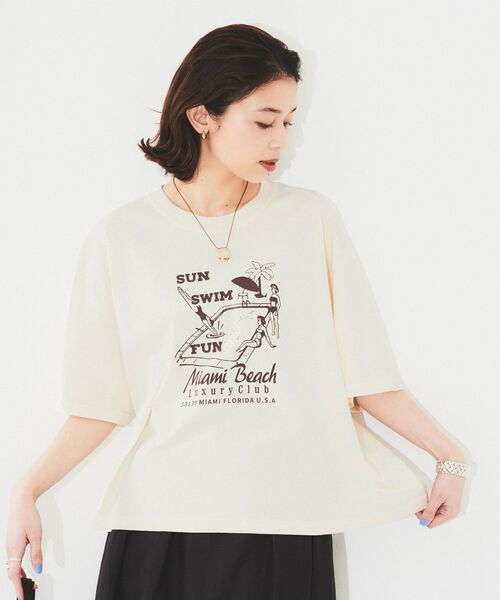 UNTITLED / アンタイトル Tシャツ | 【PARROTT CANVAS】POOLSIDE S／S TSHIRT | 詳細2