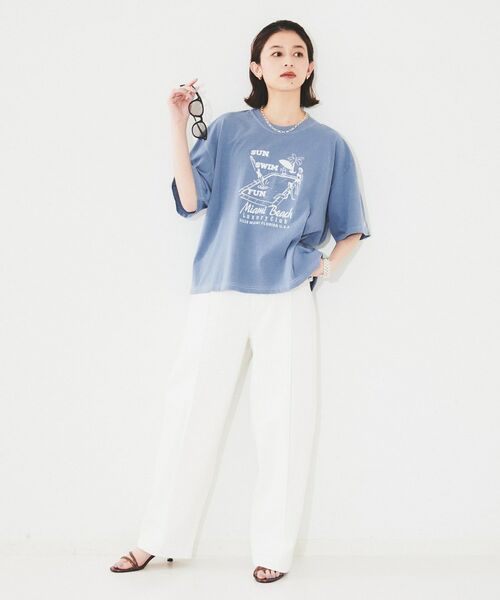 UNTITLED / アンタイトル Tシャツ | 【PARROTT CANVAS】POOLSIDE S／S TSHIRT | 詳細8