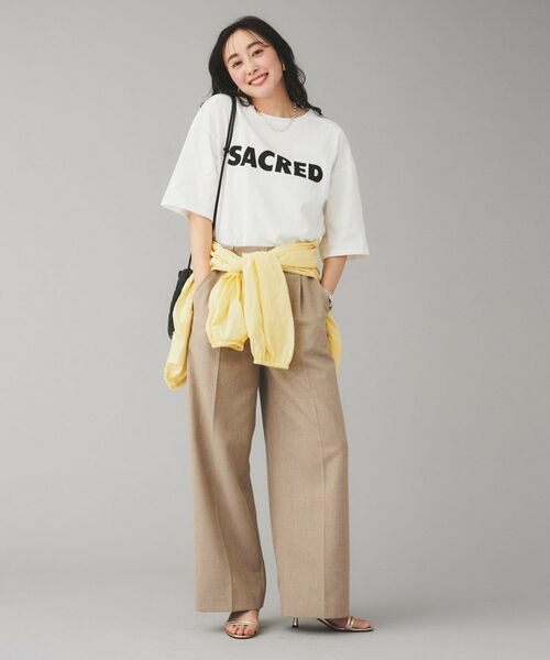 UNTITLED / アンタイトル Tシャツ | 【CHIGNON】カジュアルロゴTシャツ | 詳細4