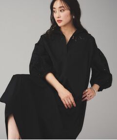 UNTITLED / アンタイトル ロング・マキシ丈ワンピース | 【TICCA】フラワーレースパフスリーブワンピース