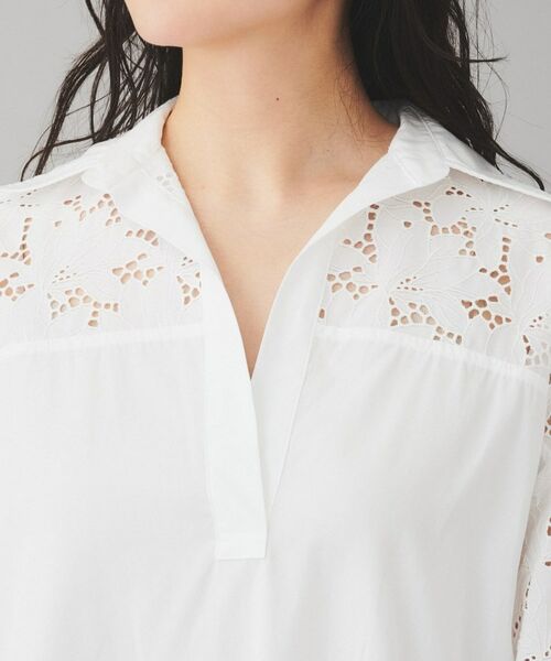 UNTITLED / アンタイトル ロング・マキシ丈ワンピース | 【TICCA】フラワーレースパフスリーブワンピース | 詳細13