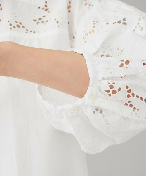 UNTITLED / アンタイトル ロング・マキシ丈ワンピース | 【TICCA】フラワーレースパフスリーブワンピース | 詳細17