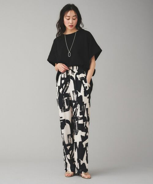 UNTITLED / アンタイトル パンツ | 【Munich】プリントイージーパンツ | 詳細4