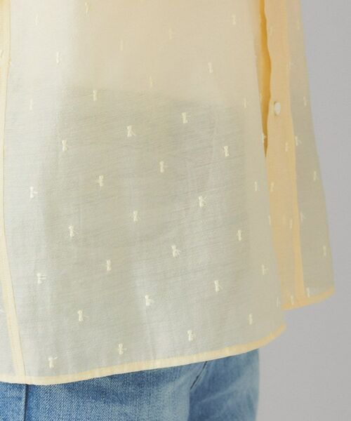 UNTITLED / アンタイトル シャツ・ブラウス | 【TICCA】ドットエンブロイダリーフレンチシャツ | 詳細15