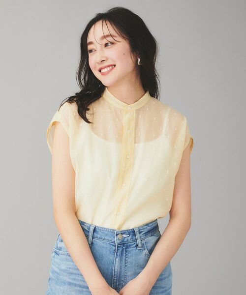 UNTITLED / アンタイトル シャツ・ブラウス | 【TICCA】ドットエンブロイダリーフレンチシャツ | 詳細2