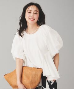 UNTITLED / アンタイトル シャツ・ブラウス | 【AAYUSHI】コットンスラブパフスリーブブラウス