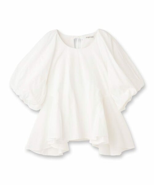 UNTITLED / アンタイトル シャツ・ブラウス | 【AAYUSHI】コットンスラブパフスリーブブラウス | 詳細1