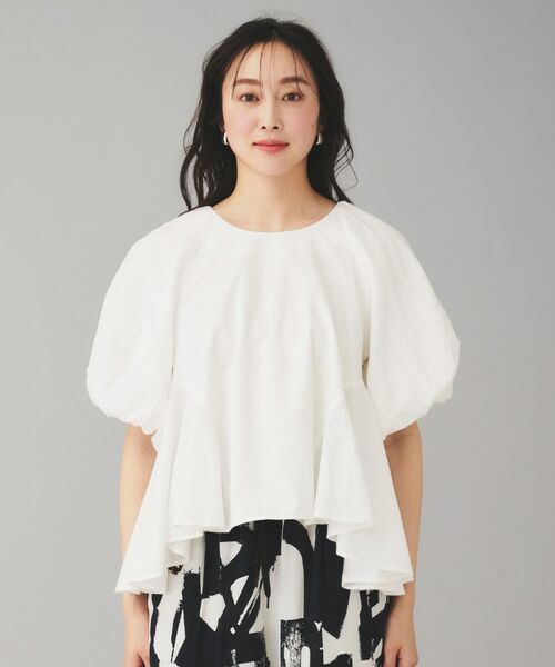 UNTITLED / アンタイトル シャツ・ブラウス | 【AAYUSHI】コットンスラブパフスリーブブラウス | 詳細10