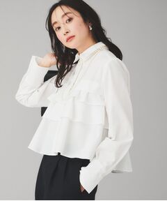 UNTITLED / アンタイトル シャツ・ブラウス | 【MARILYN MOON】レイヤードラッフルブラウス