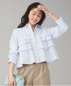 UNTITLED / アンタイトル シャツ・ブラウス | 【MARILYN MOON】レイヤードラッフルブラウス