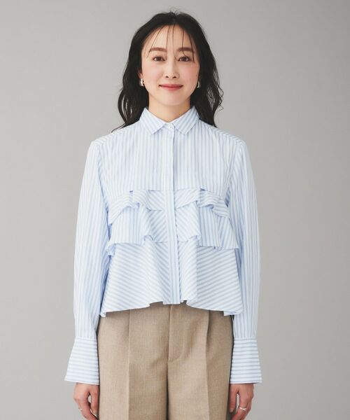 UNTITLED / アンタイトル シャツ・ブラウス | 【MARILYN MOON】レイヤードラッフルブラウス | 詳細10