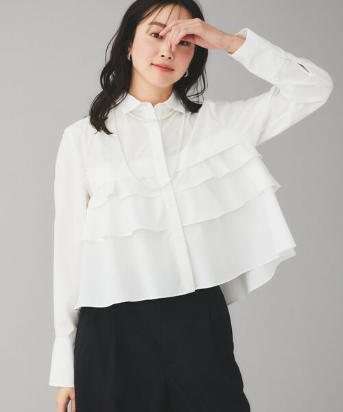 UNTITLED / アンタイトル シャツ・ブラウス | 【MARILYN MOON】レイヤードラッフルブラウス | 詳細2