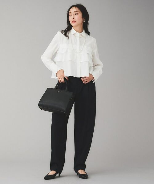 UNTITLED / アンタイトル シャツ・ブラウス | 【MARILYN MOON】レイヤードラッフルブラウス | 詳細4