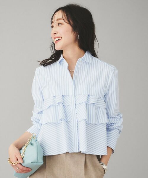 UNTITLED / アンタイトル シャツ・ブラウス | 【MARILYN MOON】レイヤードラッフルブラウス | 詳細6