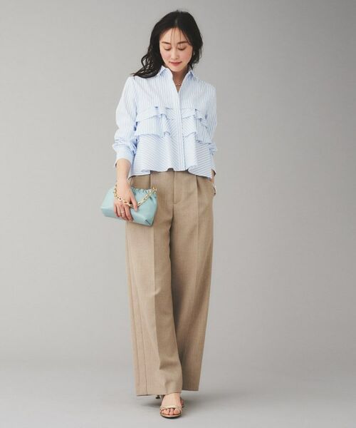 UNTITLED / アンタイトル シャツ・ブラウス | 【MARILYN MOON】レイヤードラッフルブラウス | 詳細8