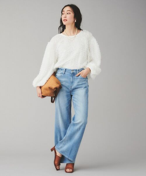 UNTITLED / アンタイトル シャツ・ブラウス | 【Mewl】ふわふわジャカードブラウス | 詳細4