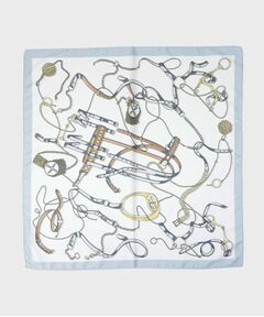 UNTITLED / アンタイトル バンダナ・スカーフ | 【手洗い／58cm正方形】チェーンベルトスカーフ