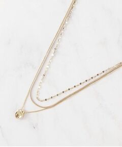 UNTITLED / アンタイトル ネックレス・ペンダント・チョーカー | 【ステンレス】レイヤードチェーンネックレス