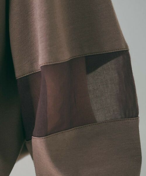 UNTITLED / アンタイトル カットソー | 【二の腕カバー/接触冷感】袖オーガンジープルオーバー | 詳細13