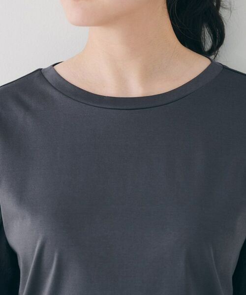 UNTITLED / アンタイトル カットソー | 【二の腕カバー/洗える】袖シアーバルーンプルオーバー | 詳細17