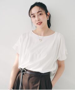 今旬❤アンタイトル UNTITLED 2万円 スクエアネック カットソー ワイン UNTITLED / アンタイトル （レディース） カットソー
