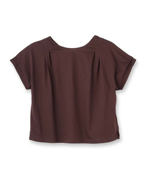 UNTITLED / アンタイトル カットソー | 【洗える】タック入りフレンチスリーブプルオーバー | 詳細1