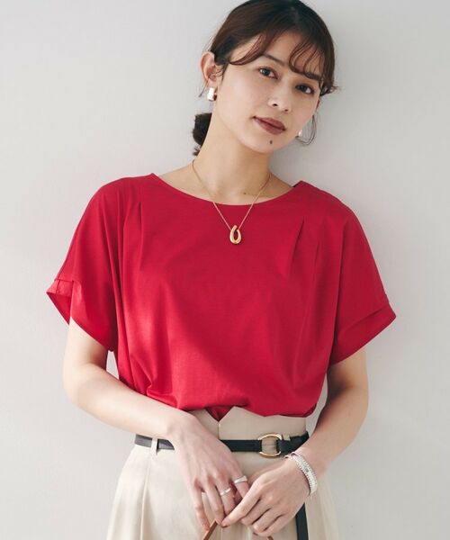 UNTITLED / アンタイトル カットソー | 【洗える】タック入りフレンチスリーブプルオーバー | 詳細19