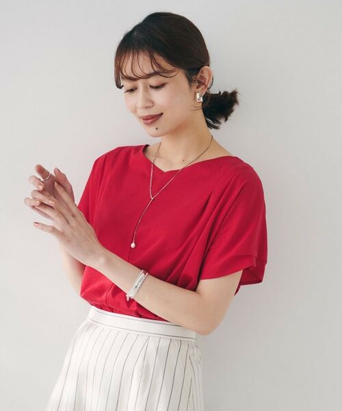 UNTITLED / アンタイトル カットソー | 【洗える】タック入りフレンチスリーブプルオーバー | 詳細21