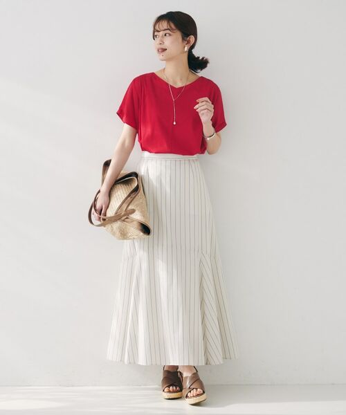 UNTITLED / アンタイトル カットソー | 【洗える】タック入りフレンチスリーブプルオーバー | 詳細23