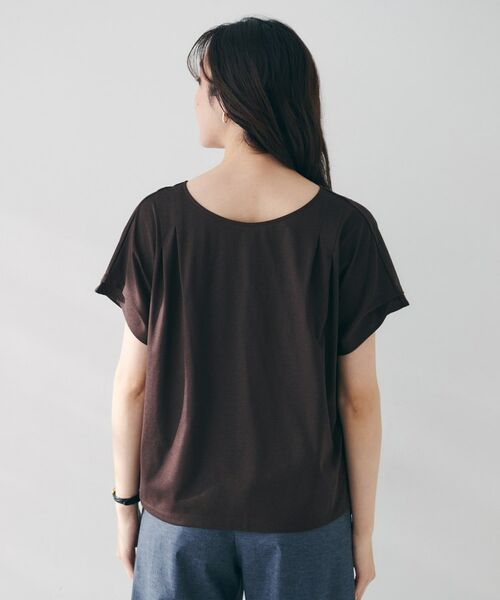 UNTITLED / アンタイトル カットソー | 【洗える】タック入りフレンチスリーブプルオーバー | 詳細29