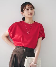 UNTITLED / アンタイトル カットソー | 【体型カバー/洗える】スリーブミニタックプルオーバー