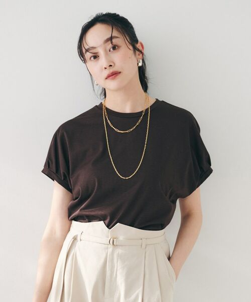 UNTITLED / アンタイトル カットソー | 【体型カバー/洗える】スリーブミニタックプルオーバー | 詳細10