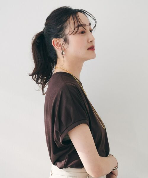 UNTITLED / アンタイトル カットソー | 【体型カバー/洗える】スリーブミニタックプルオーバー | 詳細11