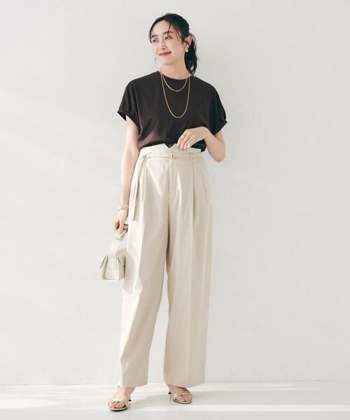 UNTITLED / アンタイトル カットソー | 【体型カバー/洗える】スリーブミニタックプルオーバー | 詳細12