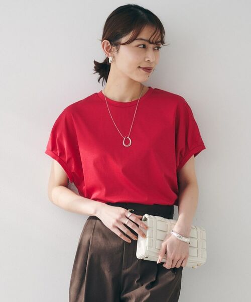 UNTITLED / アンタイトル カットソー | 【体型カバー/洗える】スリーブミニタックプルオーバー | 詳細14