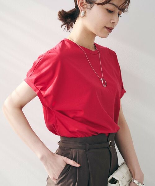 UNTITLED / アンタイトル カットソー | 【体型カバー/洗える】スリーブミニタックプルオーバー | 詳細15